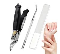 Tijeras de uñas encarnadas para los pies, cortaúñas curvadas e inclinadas, pinzas para uñas gruesas, para personas mayores, adultos mayores, mujeres, hombres, viajes y