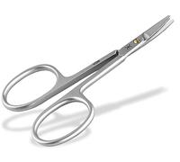 Tijeras de uñas para bebé, redondeadas, de acero inoxidable, para el cuidado de las uñas, con puntas redondeadas, superficie de corte curvada, 9 cm, inoxidable