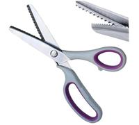 Tijeras dentadas para zurdos para tela 9.3, tijeras profesionales de confección de acero inoxidable, de costura artesanal para zurdos