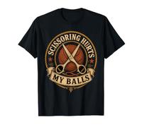 Tijeras Duelen Mis Bolas Crochet Crafter Camiseta