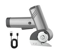 Tijeras Eléctricas | Con Batería Recargable 2000mAh y Luz LED - Cortadora De Cajas Inalámbrica 4V - para Trabajo en Garaje Oficina Costura Construcción Papel Tejidos y Alfombras