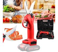 Tijeras EléCtricas Cortar Huesos Cocina: Una Forma MáS Segura E Inteligente Cortar Huesos:Tijeras InaláMbricas Alimentos Con Bloqueo Y Agarre AutomáTicos | Recargables Pollo Y Carne,Red