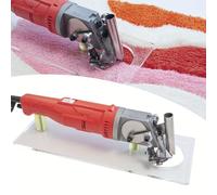 Tijeras eléctricas de mano for mechones de alfombras, tijeras en forma de V for tallar alfombras y cortar telas, velocidad ajustable de 500 a 3500 rpm.
