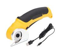 Tijeras Eléctricas Inalámbricas Cortador de Cartón de Acero Inoxidable Tijera Electrica de Mano para Manualidades con Cable USB para Cortar Cartón Cuero Telas Alfombras Plástico