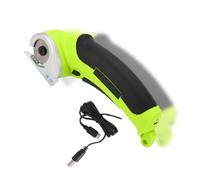 Tijeras Eléctricas Inalámbricas, Cortador Giratorio de 4 V, Cuchillo para Caja de Cartón, Tijera para Tela Resistente con Cerradura de Seguridad, Fácil de Sostener para Alfombras