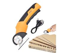 Tijeras eléctricas inalámbricas, herramienta de corte para moqueta con cerradura de seguridad y LED, tijeras eléctricas portátiles para moqueta, garaje, cuero, uso industrial, cartón, cocina,