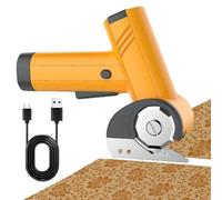 Tijeras Eléctricas Inalámbricas | Recargable 2000mAh Con Luz LED | Cortadora Eléctrica 4V | Uso en Tela Artesanía Alfombra Taller Oficina Costura Papel