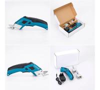 Tijeras eléctricas inalámbricas recargables por USB de 3,6 V, cortador de tela for coser Seguridad mejorada