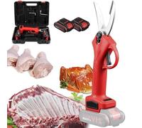 Tijeras EléCtricas Para Huesos: Tu Herramienta EléCtrica Todo En Uno: Tijeras Para Cortar Huesos De Pollo, Pescado Y Verduras | Seguras, InaláMbricas Con 2 BateríAs,Red