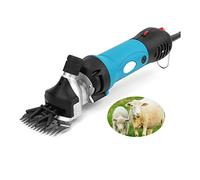 Tijeras eléctricas para ovejas, cortadoras de cizallamiento de servicio pesado de 500 vatios con 6 velocidades, recortadoras grandes lana granja cabras ovejas animales, 220V - 240V,Blue