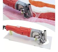Tijeras eléctricas para tallar alfombras, motor de 1500 rpm, hoja de 90 grados, profundidad ajustable para proyectos de mechones