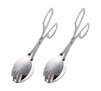 Tijeras ergonómicas Pinzas para servir Diseño fácil de agarrar Adecuado para manipular sin esfuerzo alimentos en buffets y ensaladas. Use pinzas para ensalada