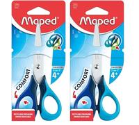 Tijeras Escolares para Niños Maped, Sensoft 13 cm Diseño Ergonómico para Agarre Fácil, Aros Suaves y Seguros Cuchillas de Acero Inoxidable Modelos Surtidos Ideal para Manualidades y Uso Escolar