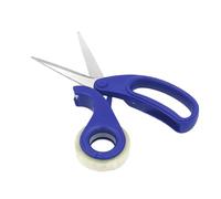 Tijeras flexibles inoxidables con cinta transparente, herramienta de corte de precisión para trabajos de teletrabajo, gancho de seguridad, tijeras de acero