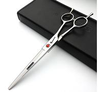 Tijeras japonesas de 17,78 cm para estilista, peluquería, estudio, herramientas de modelado profesional, tijeras de corte de cabeza microdoblada + tijeras de adelgazamiento (tijeras de corte)