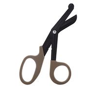 Tijeras médicas paramédicas con vendaje de 7", herramientas médicas de emergencia para primeros auxilios(Lodo)