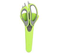 Tijeras multifunción para barbacoa de acero inoxidable, tijeras de cocina profesionales, herramienta de cocina para barbacoa, picnic, cocina al aire libre, duraderas, 24,5 cm, 200g