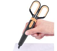 Tijeras multiusos,Tijeras para trabajos manuales | Tijeras artesanales Tijeras de hogar - Tijeras de escritorio Herramienta de corte 2 en 1, tijeras multiusos con mango cómodo para suministros