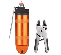 Tijeras neumáticas, herramienta compacta y duradera para cortar alambre, para reparación en taller, aleación de aluminio y acero de aviación HS30 S7P, 0,5 a 0,6 MPa, 1 juego.