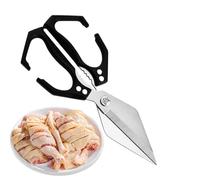 Tijeras para aves de corral | Tijeras de cocina de acero inoxidable | | Tijeras de alimentos de acero inoxidable para la preparación de cangrejos de río, mariscos, pavo, pescado y, en casa y en