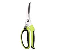 Tijeras para aves de corral, tijeras de cocina de alto rendimiento con mango antideslizante de acero inoxidable, cerradura de seguridad, tijeras de aves de corral para carne, pollo, hueso, pavo,