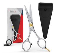 Tijeras para Barba y Bigote Suvorna para Hombre, Peluqueros, Barberos y Profesionales. Tijeras profesionales de peluquería de 5,5" fabricadas con acero inoxidable para cortar, recortar y arreglar.