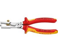 Tijeras para cables KNIPEX con pinzas pelacables 180 mm