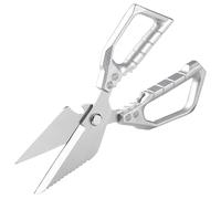 Tijeras Para Carne De Uso Intenso | Tijeras De Acero Inoxidable Con Abrebotellas, Para Cortar Huesos Mariscos Pollo Y Desescamado, De Cocina Multiusos