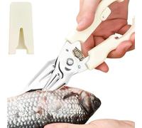 Tijeras Para Carne,Herramienta cortante multiusos acero inoxidable para trabajo pesado - Tijeras Cortahuesos,Para Hogar, Casa, Actividades Al Aire Libre, Mesa, Cocina Culinaria, Picar, Acampada Y Barb