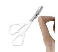 Tijeras para cejas, recortador de precisión de acero inoxidable | Peine tijeras para un corte preciso de cejas | Para cuidado facial barba, contorno de cejas, mujeres y hombres de viaje