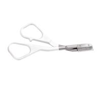 Tijeras para cejas, recortadora de precisión de acero inoxidable, tijeras para cejas, para el cuidado facial, cuidado de la barba de viaje, para mujeres y hombres
