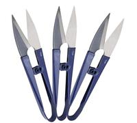 Tijeras para Cortar Hilo de Coser, 12 × 8 × 3, 12 Uds., Cortahilos, Tijera en Forma de U, Cortador de Hilo de Resorte, Herramientas de Corte de Bordado y Costura