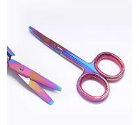 Tijeras para cutículas, limas de uñas de acero inoxidable, tijeras de uñas con hoja curva, pinzas para recortar, kit para cejas, vello de nariz, manicura, pedicura, uñas de los pies, juego para mujere