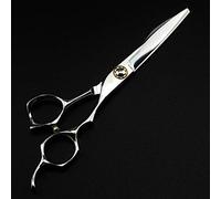 Tijeras para el cabello de 6 pulgadas, corte de cabello, tijera de peluquero, corte de pelo, tijeras curvas para adelgazar, juego de tijeras de peluquería (color: juego con bolsa) (corte B) (corte B)