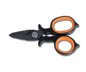 Tijeras para electricistas Beta 1128bax Cuchillas de acero inoxidable de doble efecto