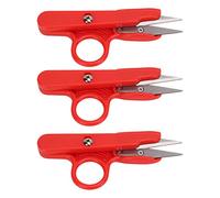 Tijeras para hilos, tijeras para tela, tijeras para coser, 3 piezas, herramienta de corte fácil de alisado de acero inoxidable para suministros de costura y uso doméstico