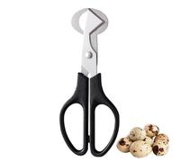 Tijeras para huevos de codorniz, tijeras para cáscara de huevo, tijeras para romper huevos, abridor de cáscaras de huevo de acero inoxidable, galleta de huevos fácil de usar, herramienta de cáscara de