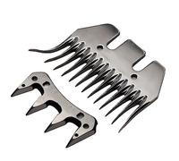 Tijeras Para Ovejas Tijeras Para Cortar Ovejas Para Ovejas/cabras Cortador Peine Convexo Cortadora Corte Hoja Recta/curva 9/13 Diente Perro Puro(13 tooth Curved)