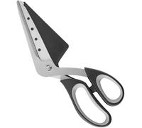 Tijeras para pizza, cortador de pizza, cortador de pizza, cortador de pizza, cuchillo para servir, pala integrada para pizza, 27 cm
