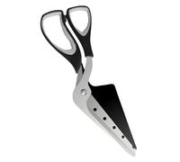 Tijeras para pizza de acero inoxidable en caja de regalo, cortador de pizza profesional con hoja extra afilada y elevador integrado, tijeras de cocina desmontables para una fácil limpieza, regalo idea