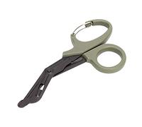 Tijeras para Senderismo, Tamaño 18,3x9,2 Cm, Material Plástico Resistente Al Desgaste, Tijeras Tácticas, Portátiles, Cómodas de Sostener para Exteriores(verde)