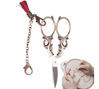 Tijeras para tejer,Tijeras vintage, pequeñas para costura y manualidades | de para crochet, bonitas tijeras con cadena para costura, herramienta de bricolaje para trabajos artísticos