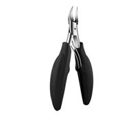 Tijeras para uñas, alicates para cutículas, alicates de manicura de acero inoxidable, recortador para herramientas de pedicura, negro 02, BH01
