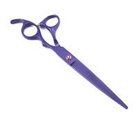 Tijeras Pelo Pelo Conjunto De Tijeras, Negro Tijeras Peluquería Profesional Barbero Tijera Peluquería Corte 7 Inch,Púrpura,flatcut7inch
