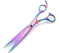 Tijeras Peluquería Profesional de 17 cm,Peluquería Tijeras de Adelgazamiento Peluquería Herramientas de Peinado,para Cortar el Cabello,Tijeras de Peluquero para Hombres, Mujeres y Niños -Estilo 1