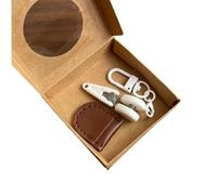 Tijeras pequeñas de acero inoxidable con bolsillo para llavero, funda de costura con tapa protectora para hacer modelos, acolchar, tamaño de bolsillo