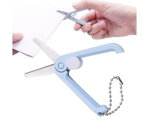 Tijeras Plegables,Accesorios De Enfermería Con Agarre Cómodo,Tijeras Portátiles Compactas Con Llavero | Para Hombre Mujer Niña Niño Familia Amigos