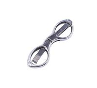 tijeras plegables suiza + Akozon Tijeras Mini acero inoxidable llavero plegable pesca tijeras (Plata)