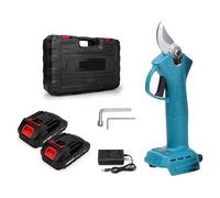 Tijeras Podar Eléctricas Podadora Eléctrica Inalámbrica Sin Escobillas, 4 Engranajes, 30mm, Cortador Eficiente De Ramas Poda Árboles Frutales, Bonsái, For Batería 18V(Full Set B)