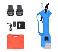 Tijeras Podar Eléctricas Podadora Inalámbrica De Iones Litio, Tijeras Eléctricas Eficientes For Bonsái, Ramas Árboles, Herramientas Jardín, 16,8 V(Two Batteries)